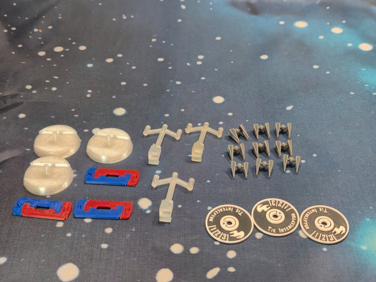 Imperial TIE Royal Interceptor Squadron (9pcs) - Compatible with Star Wars Armada scale games