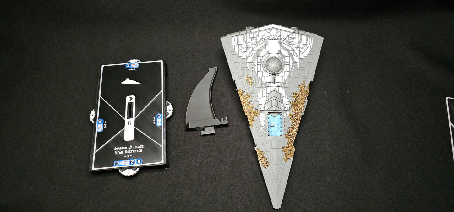 Damaged Chimera Star Destroyer – Length:204mm - Imperial Fleet Upgrade