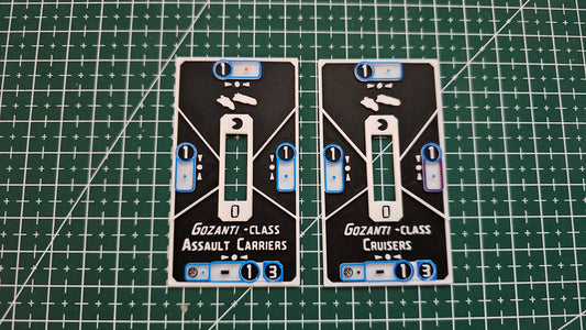 Imperial ship Base tokens – Compatible with Armada Scale games