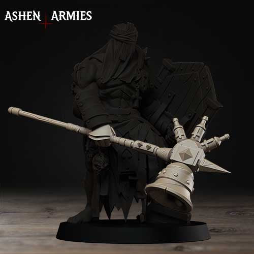 Pilgrim Communicant by Ashen Armies - 3D printed Grimdark Miniatures