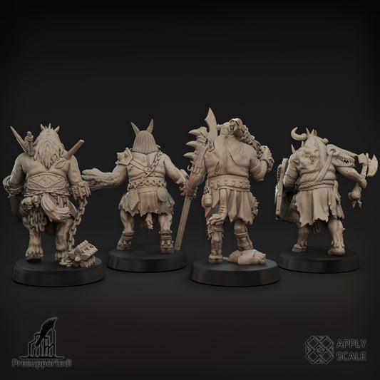 ApplyScale Yokes Fiends demon warrior miniatures for tabletop wargaming