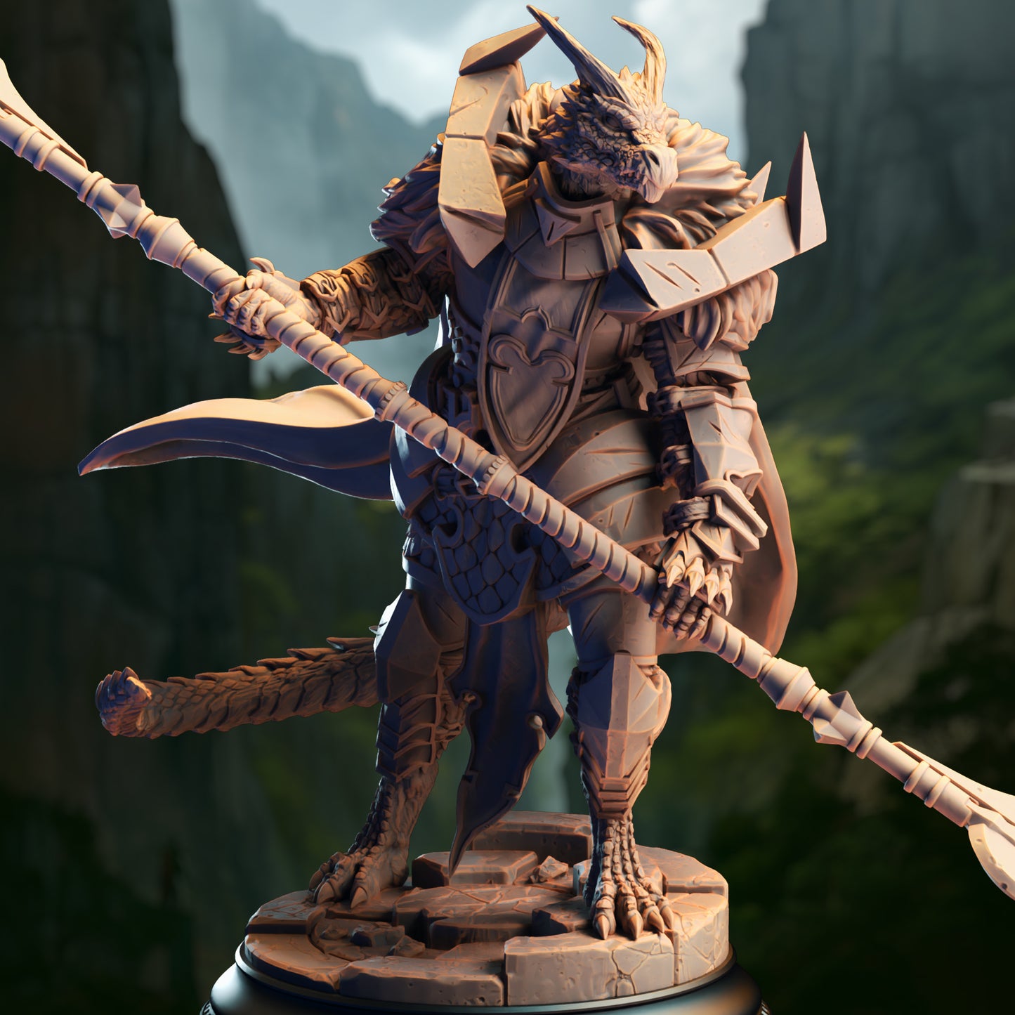 Silver Dragonborn Paladin - Apokris the Resolute | DM Stash | D&D