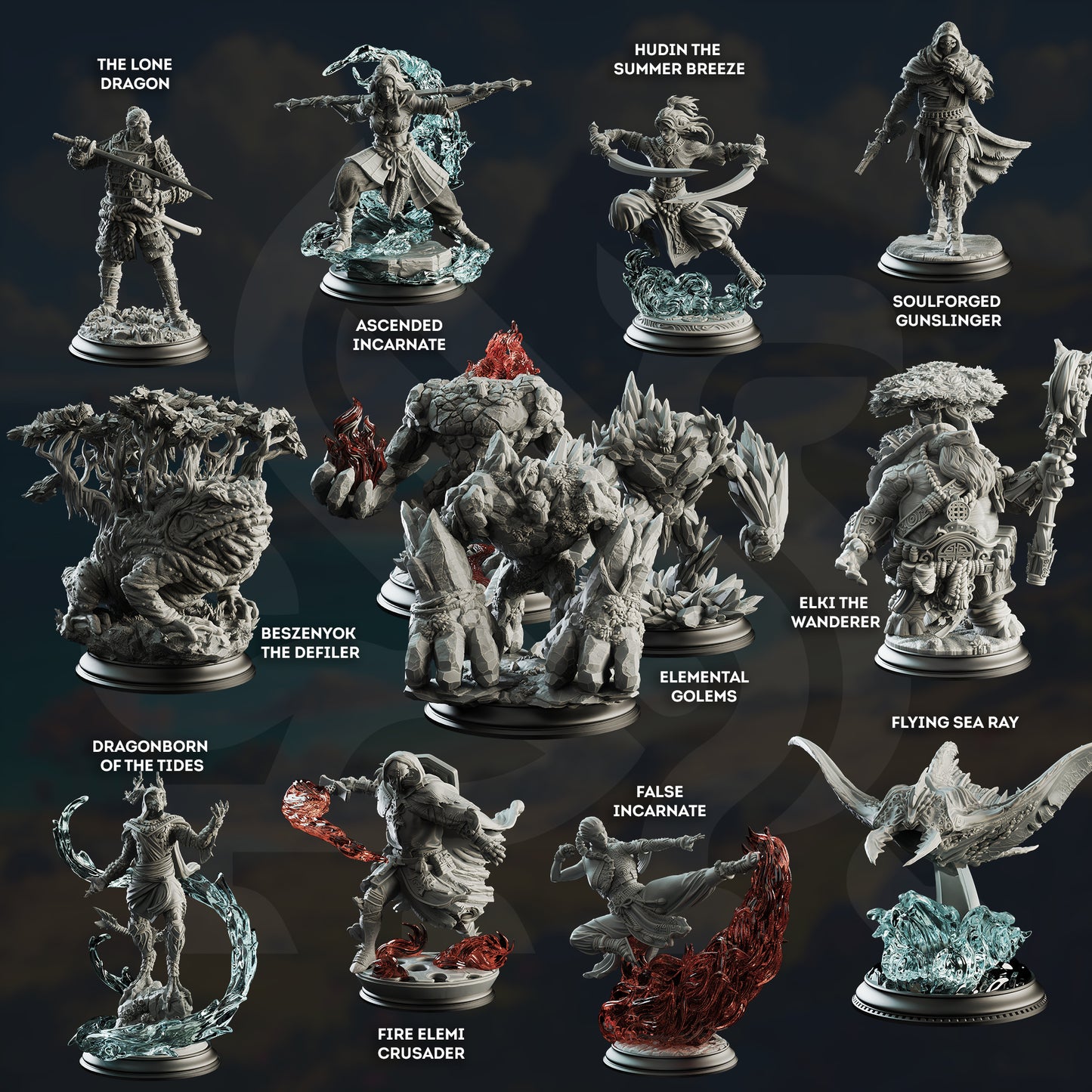 DM Stash : War of the Elements - Full Board and Tabletop game