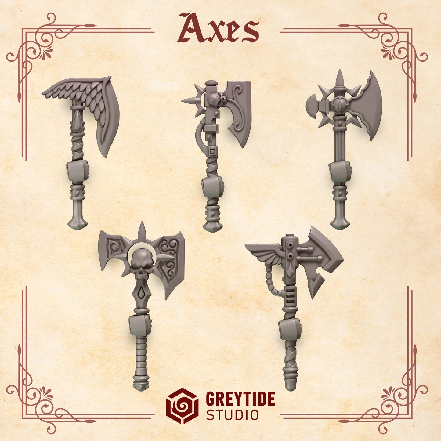 Crimson Lords Melee weapon sets
