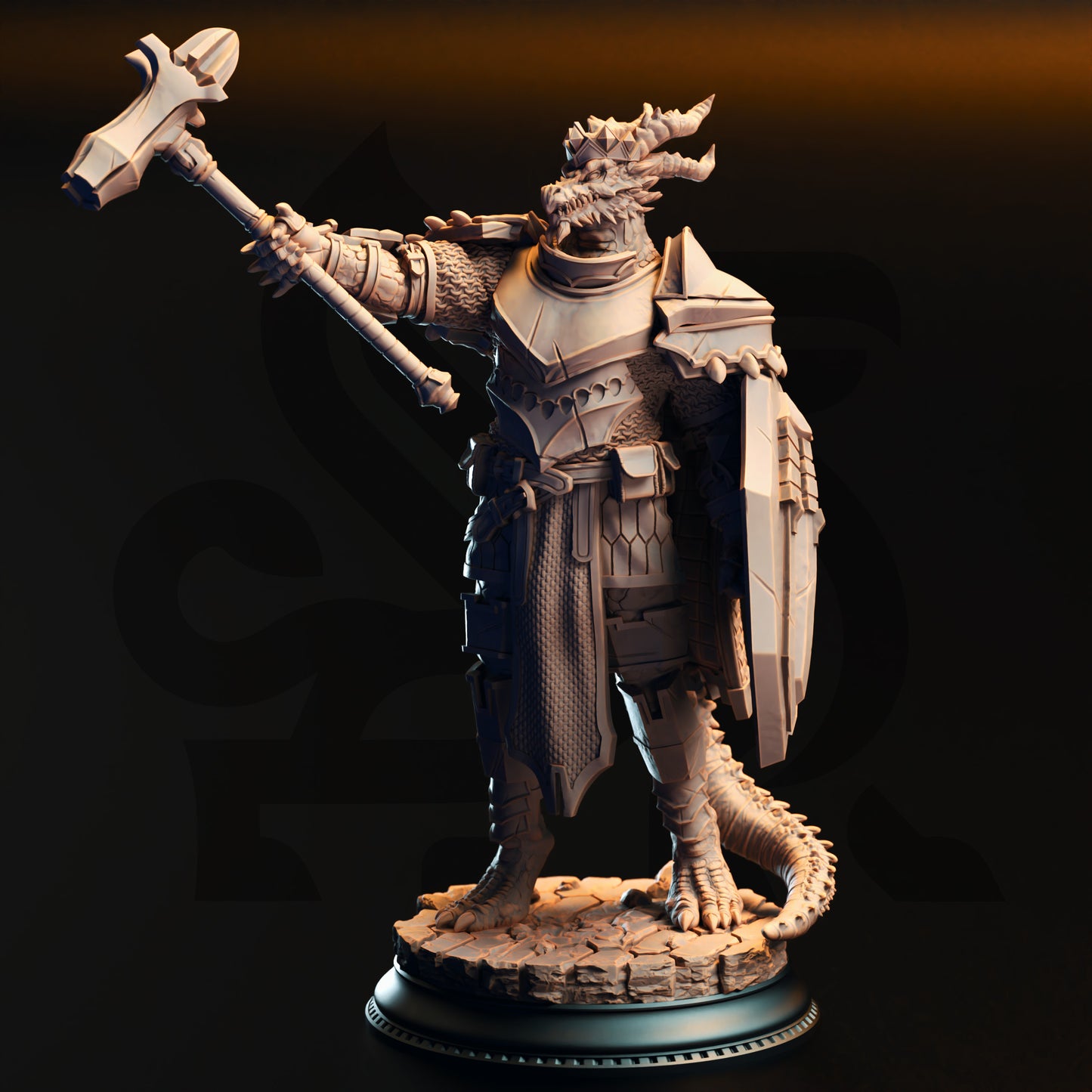 Squad of Silver Dragonborn Knights - Azmordion's Chosen | DM Stash | D&D