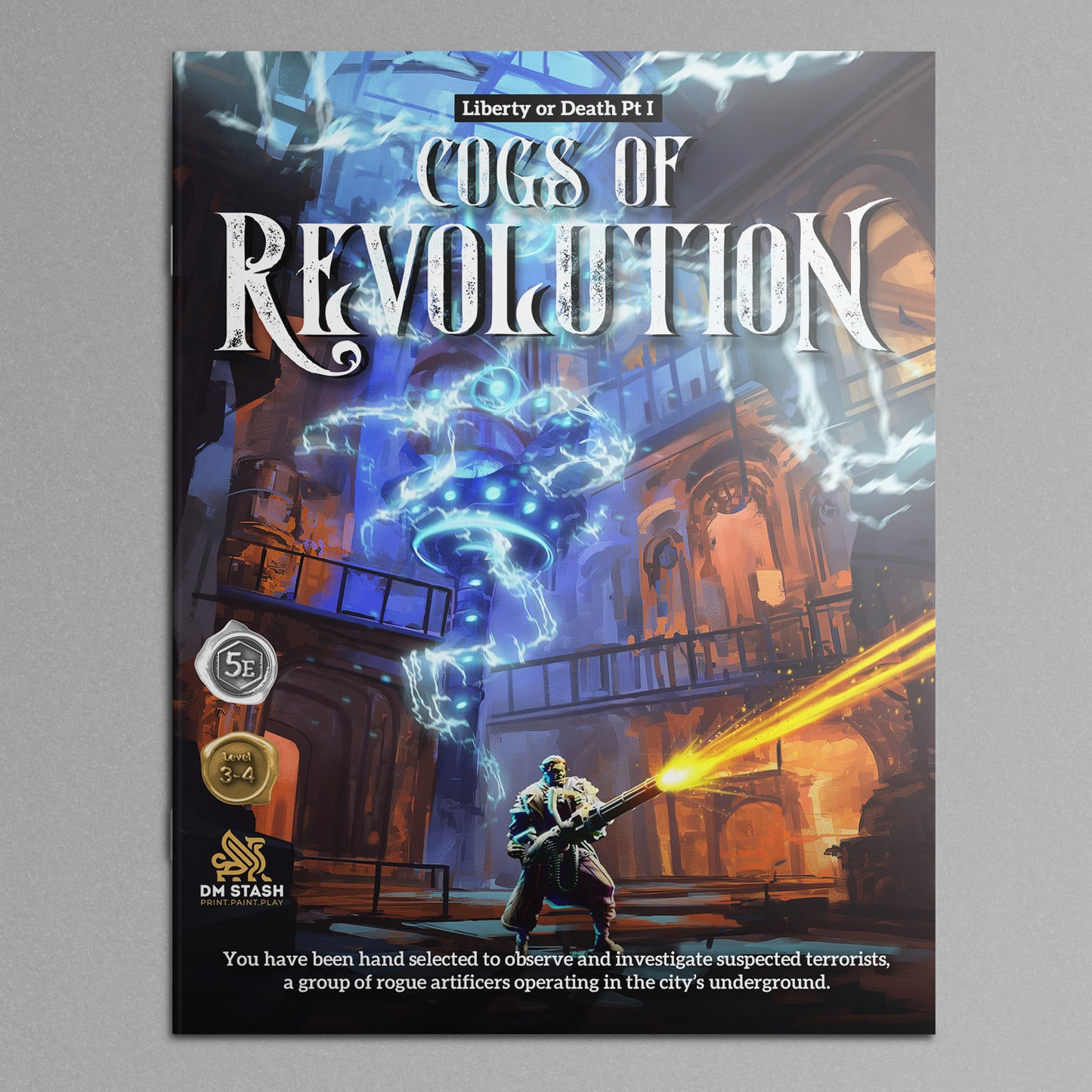 DM Stash : Cogs of Revolution - Full Board and Tabletop game