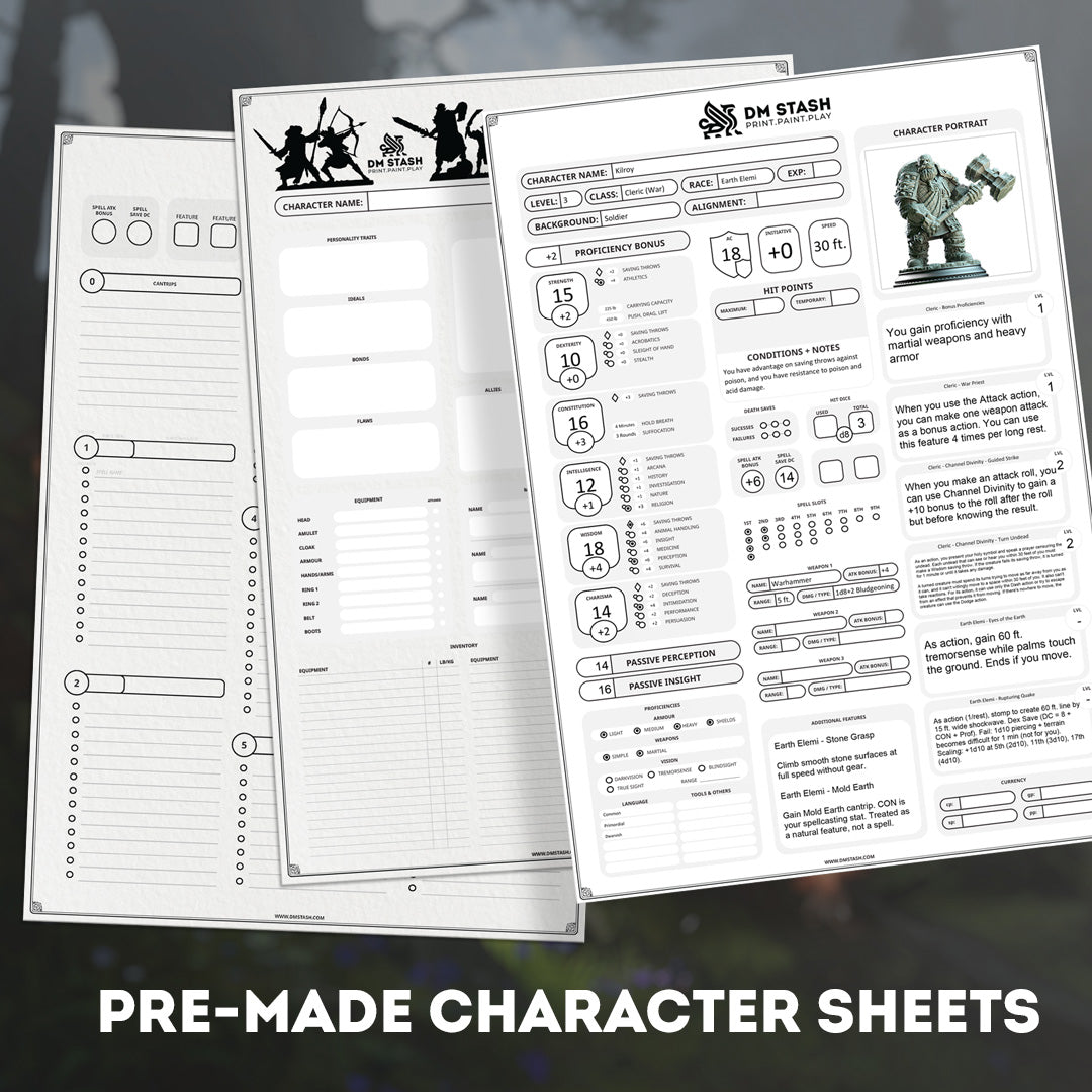 DM Stash : The Fey Court - Full Board and Tabletop game