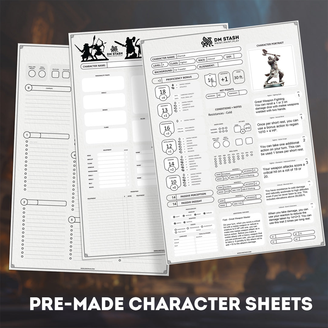 DM Stash : Dwarves of the Deep - Full Board and Tabletop game