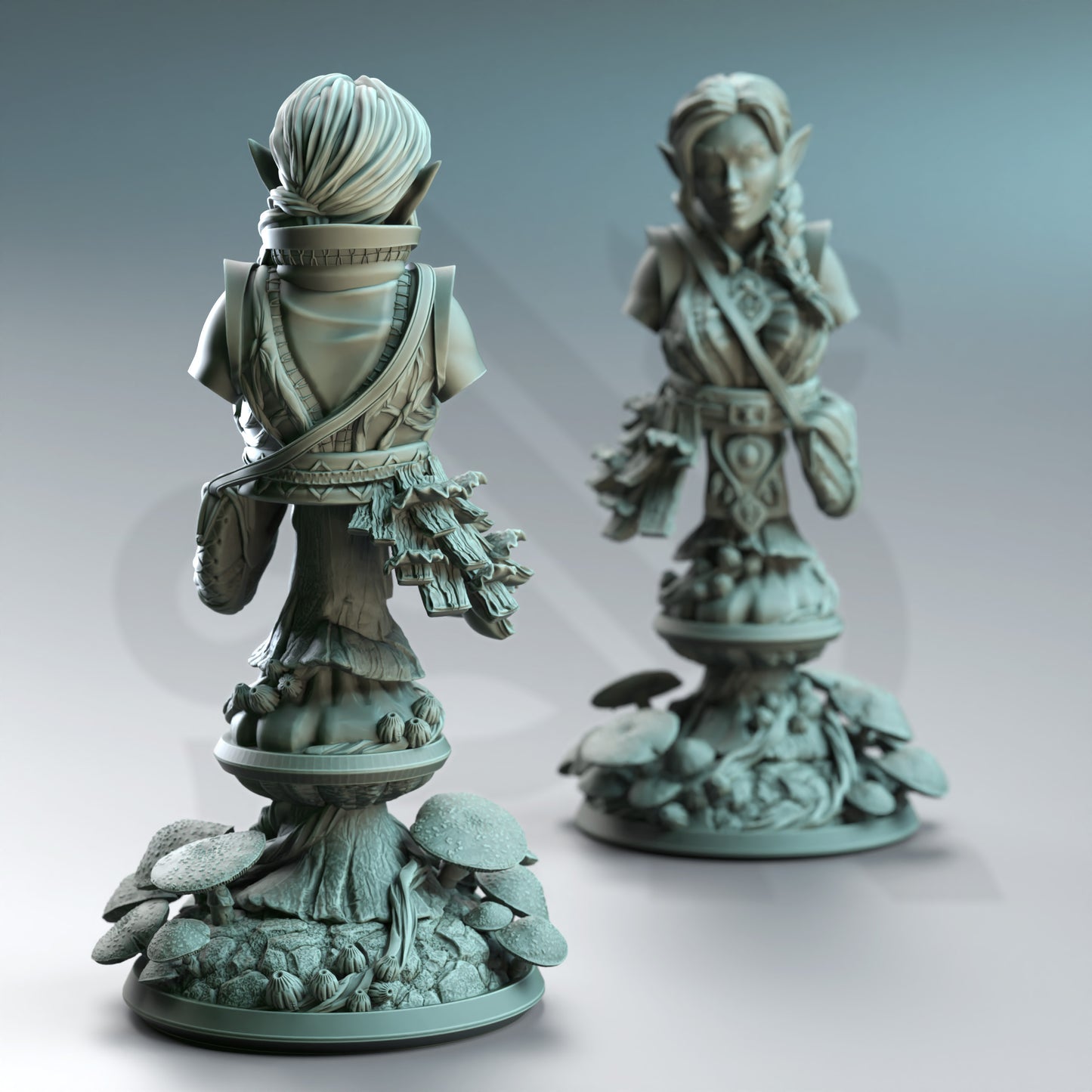 BUST Halfling Druid of Spores - Cordelia | DM Stash | D&D