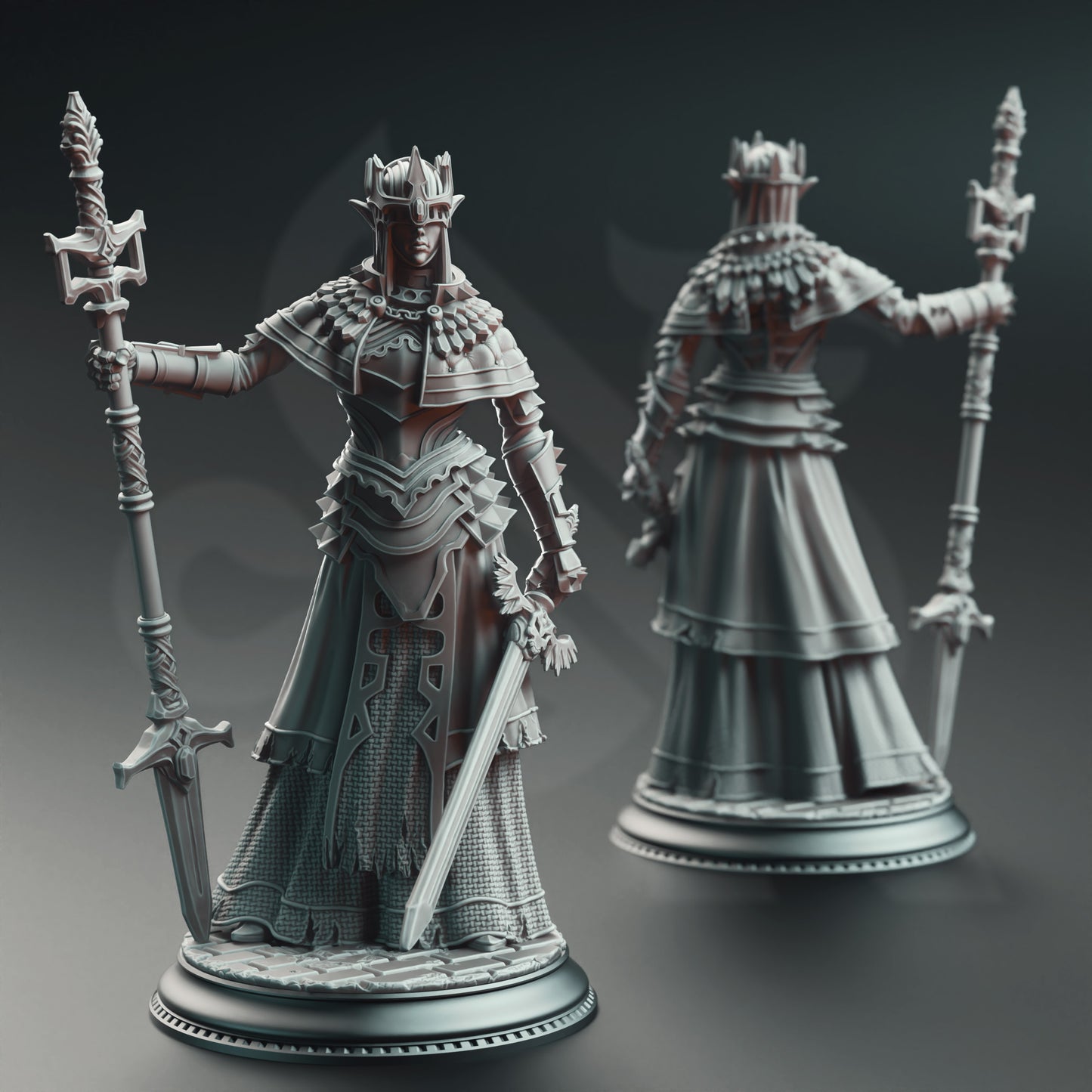 Half-Elf War Maiden Cleric - Evana the Proselytizer | DM Stash | D&D