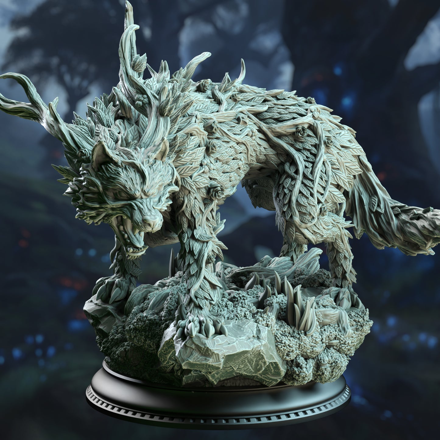 Direwolf of the Fey - Faenror the Fey Touched | DM Stash | D&D