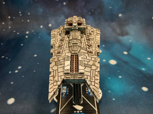 Gladiator-Class Star Destroyer Compatible with Star Wars Armada scale games front close-up