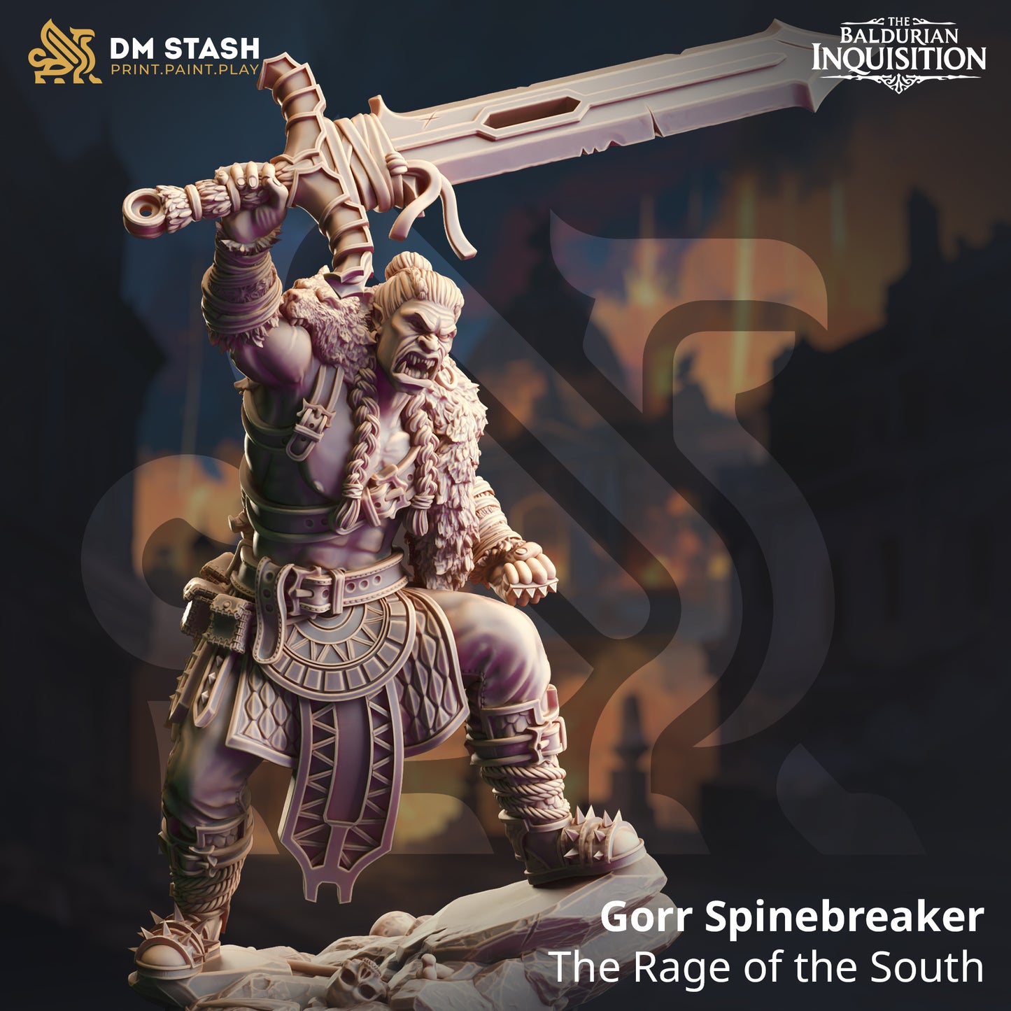 Half-Orc Berserker - Gorr | DM Stash | D&D