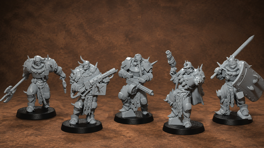 Hellbound Apostasy Warband - Compatible with Trench Crusade style games
