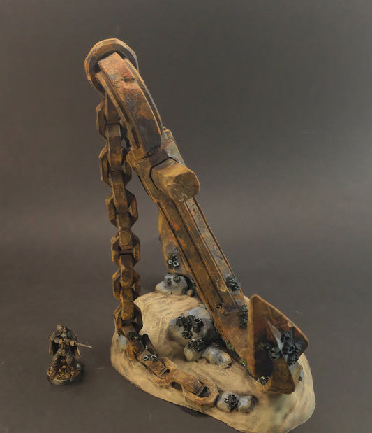 Great Anchor nautical scenery for a grimdark maritime battlefield