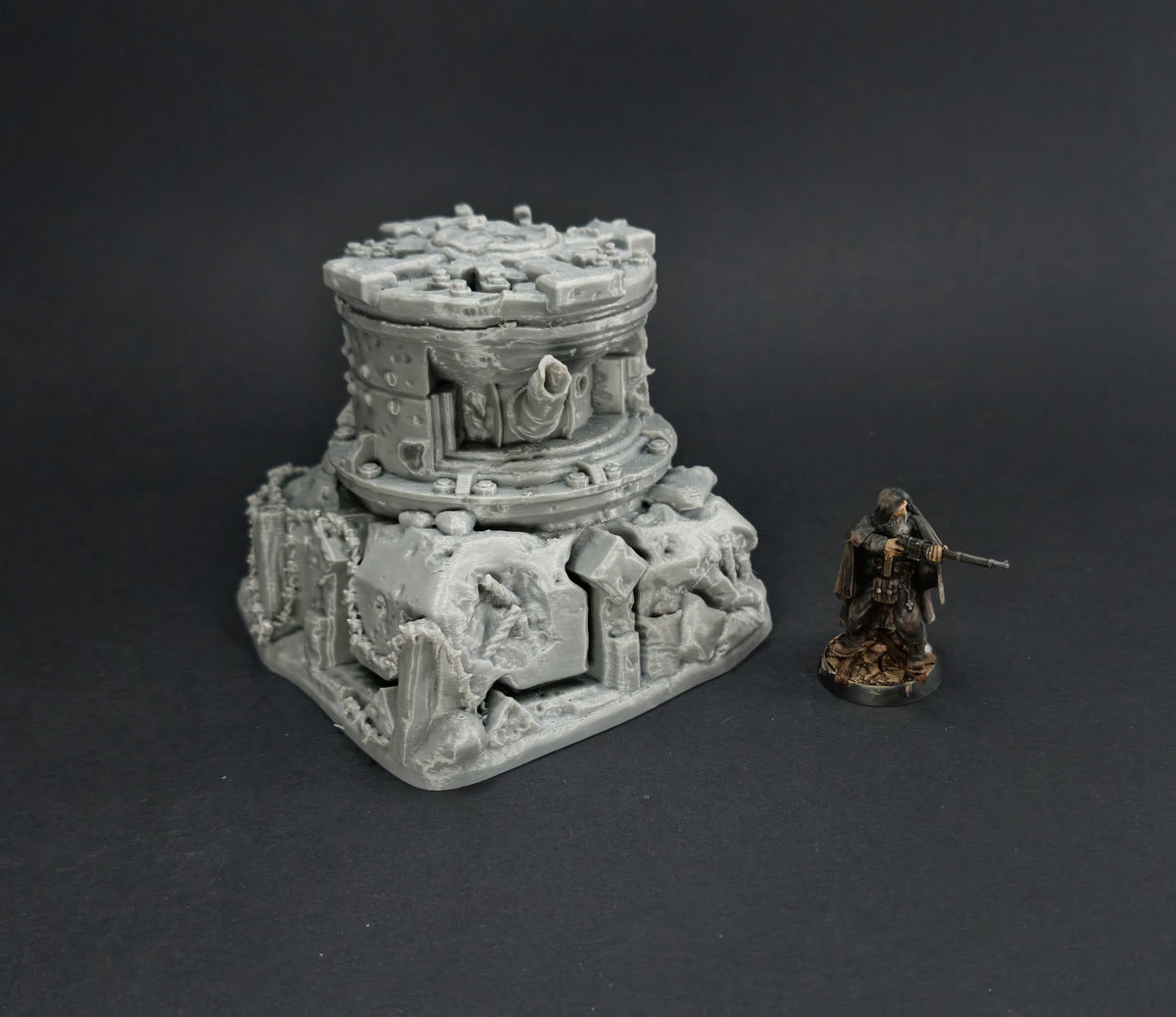 The Front Line Ruined Bunkers - 28mm/32mm Wargaming Terrain