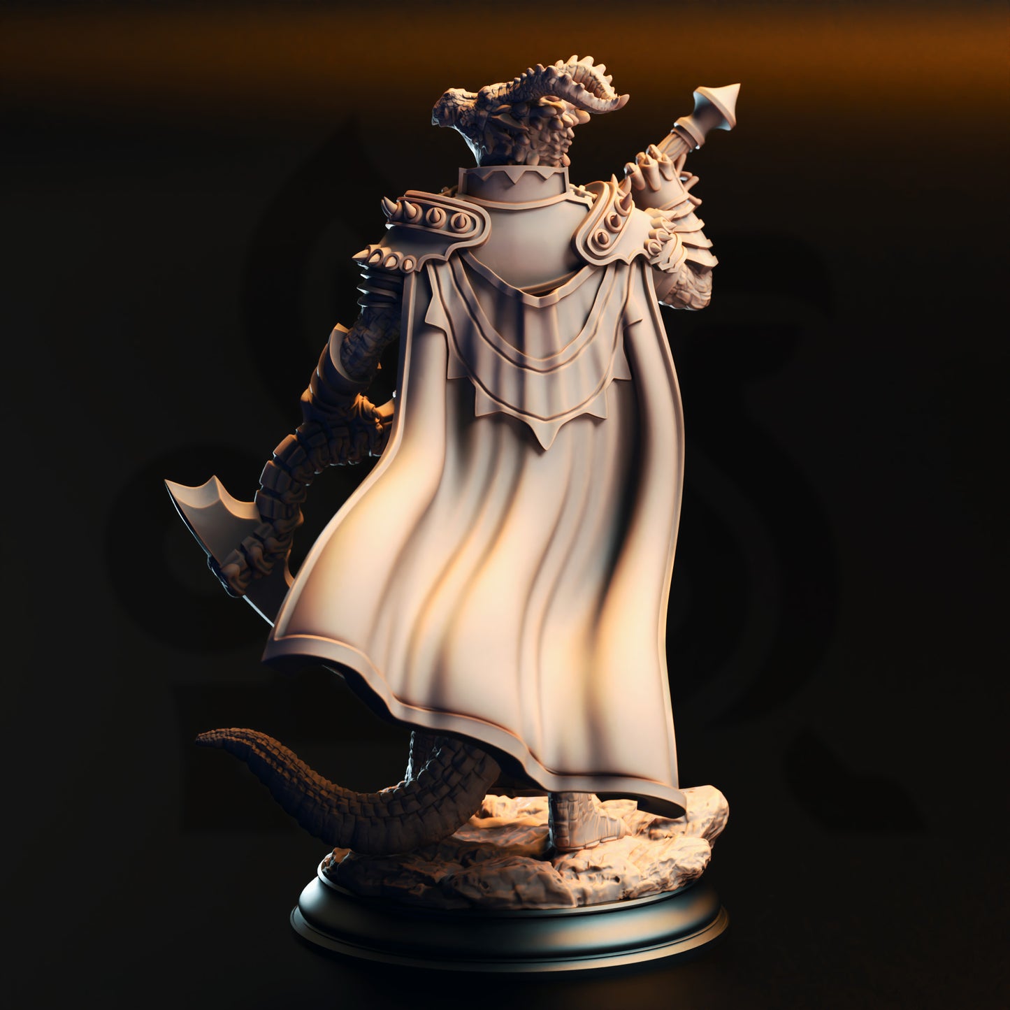 Silver Dragonborn Warlock - Ilvias the Reaper | DM Stash | D&D