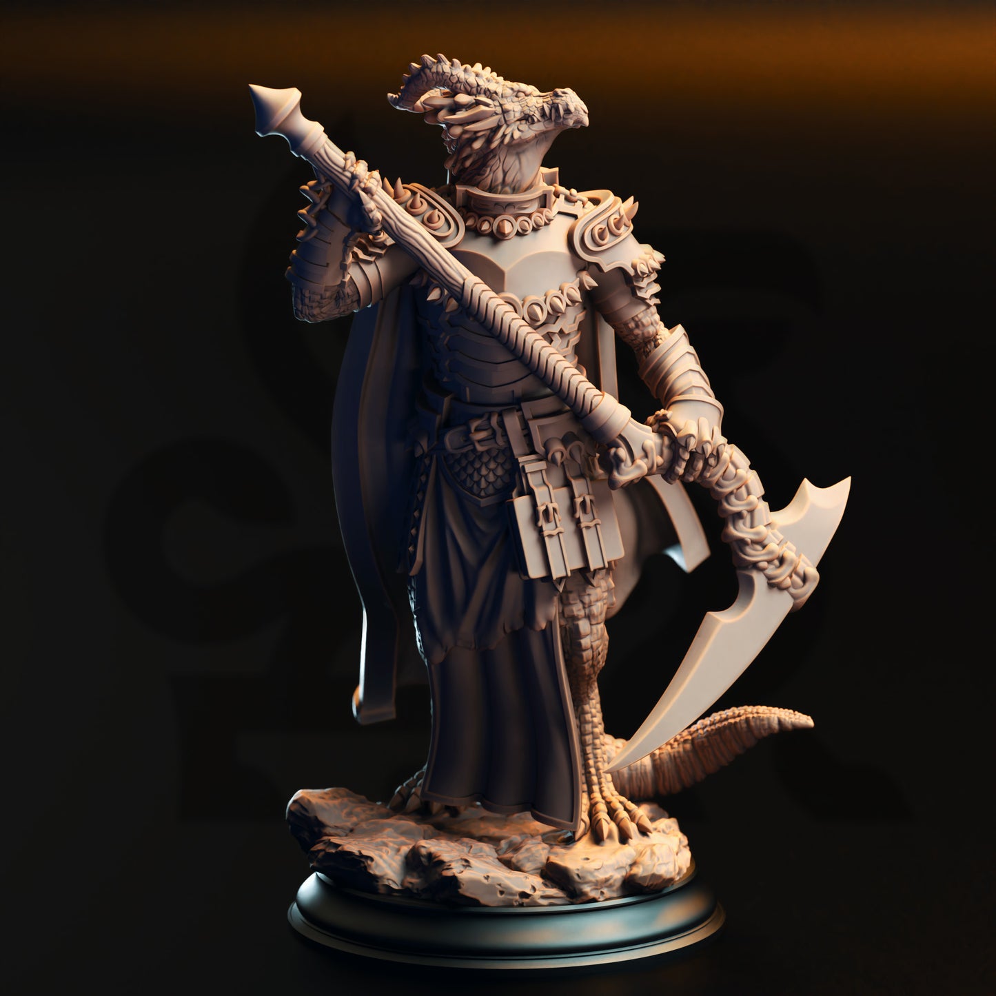 Silver Dragonborn Warlock - Ilvias the Reaper | DM Stash | D&D