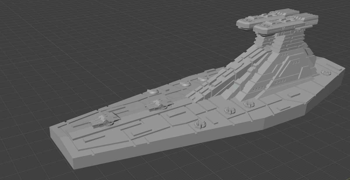 Maelstorm-Class Battlecruiser (289mm) - Compatible with Star Wars Armada scale games