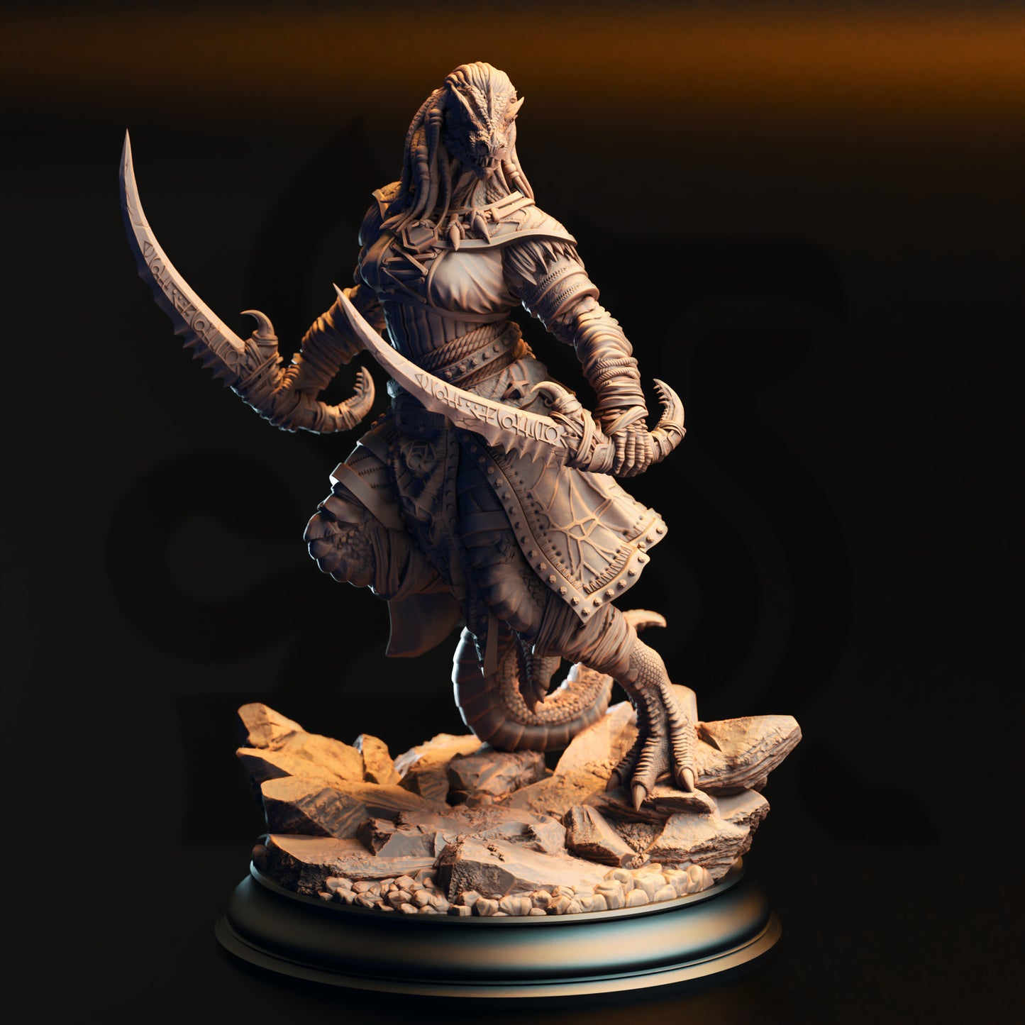 Black Dragonborn Rogue - Kijaa Shadowblade | DM Stash | D&D
