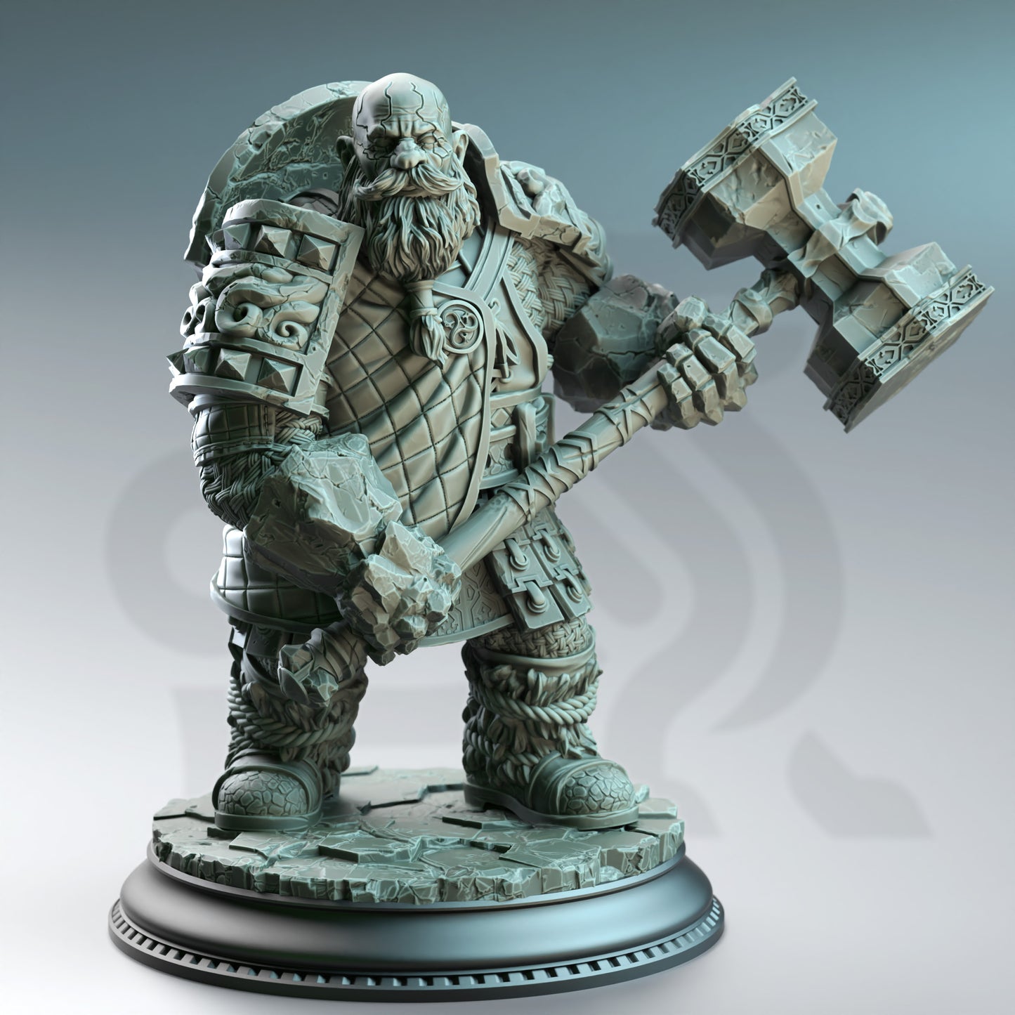 Earth Genasi Dwarf Cleric - Kilroy of Voksnja | DM Stash | D&D
