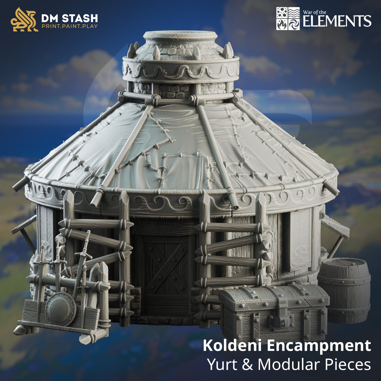 DM Stash : War of the Elements - Full Board and Tabletop game