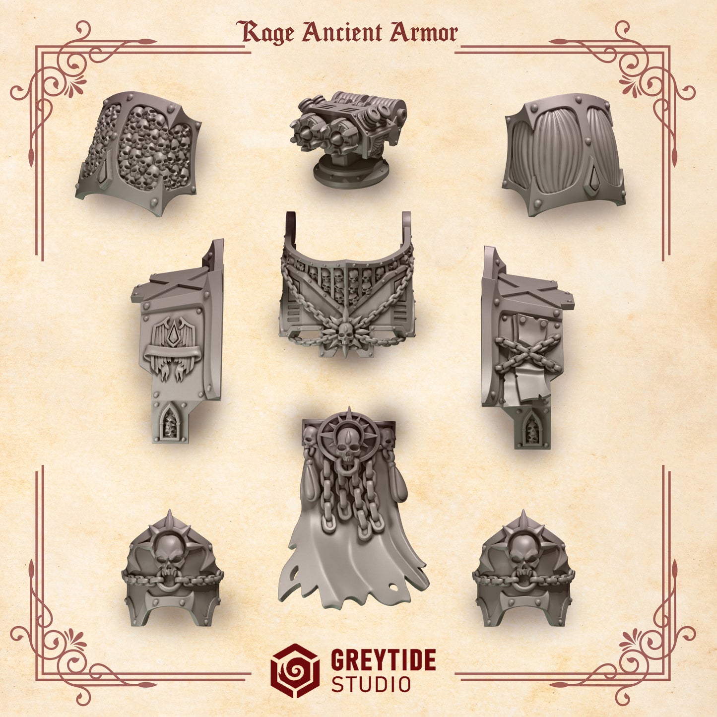 Crimson Lords Dreadnought Armour set