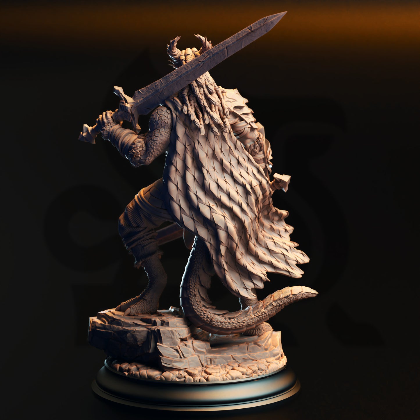 Black Dragonborn Fighter - Vaakrin Steeljaw | DM Stash | D&D