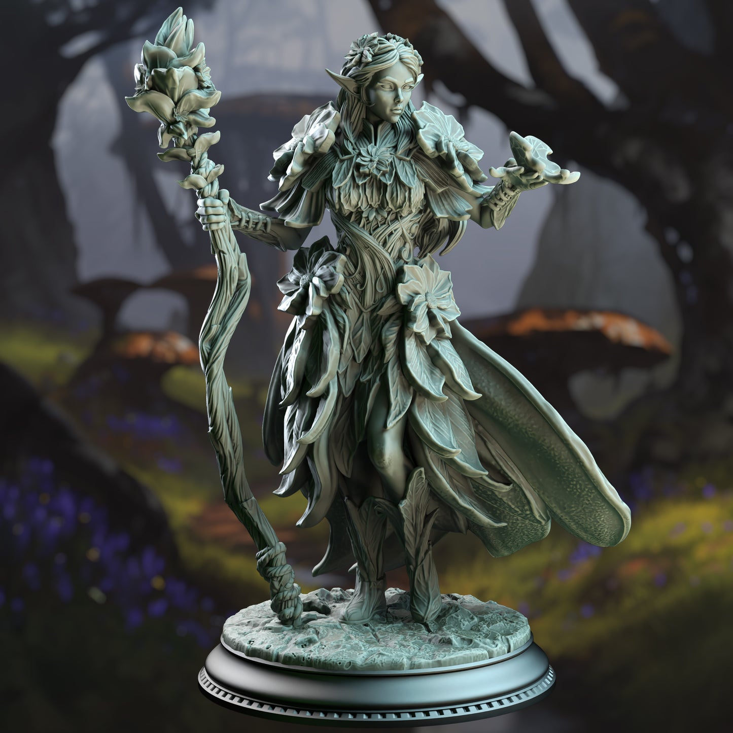 Feywalker Elf Druid - Synoria the Noble Hearted | DM Stash | D&D