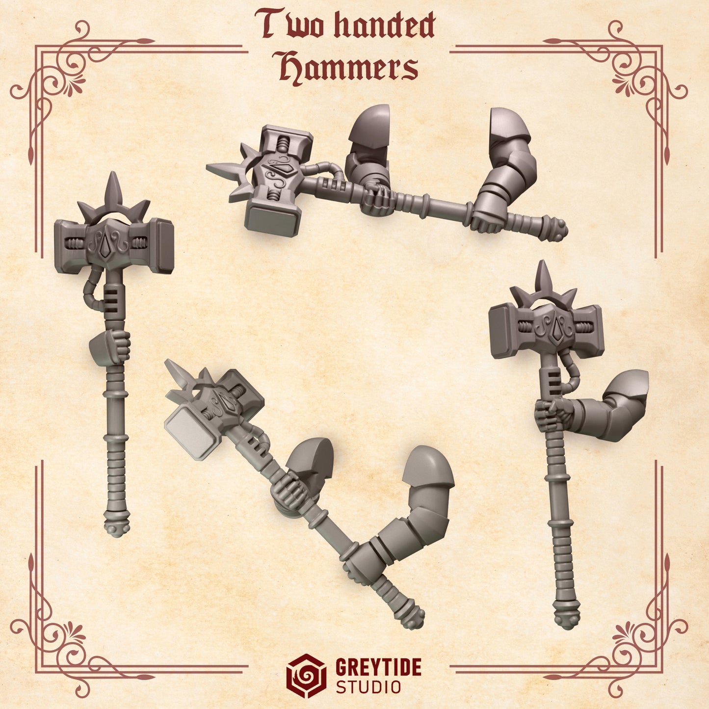 Crimson Lords Melee weapon sets