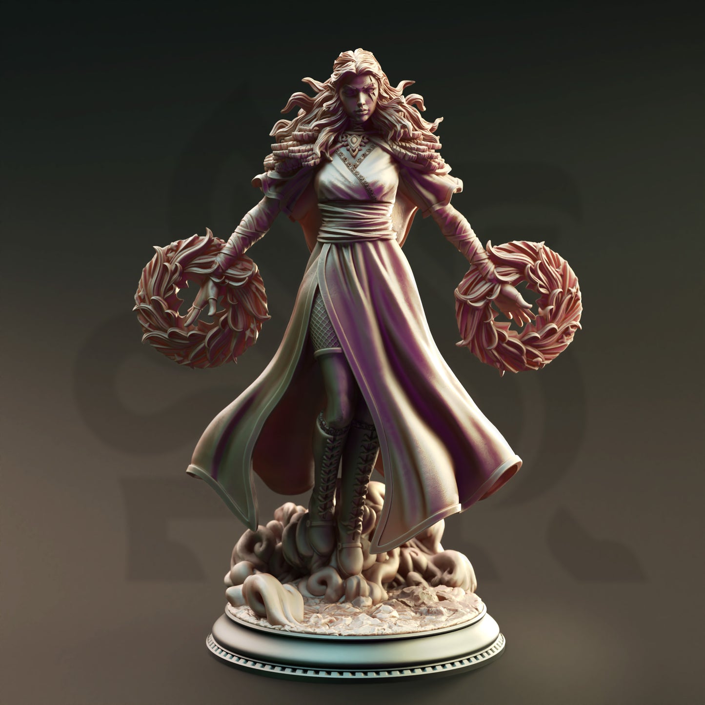 Half-Elf Dark Sorceress - Tyria Ravensong | DM Stash | D&D