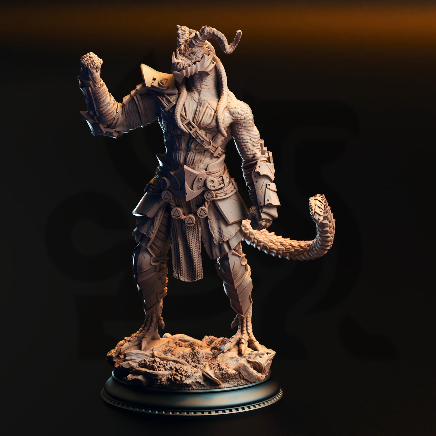 Black Dragonborn Barbarian - Skraa Dark-Eye | DM Stash | D&D