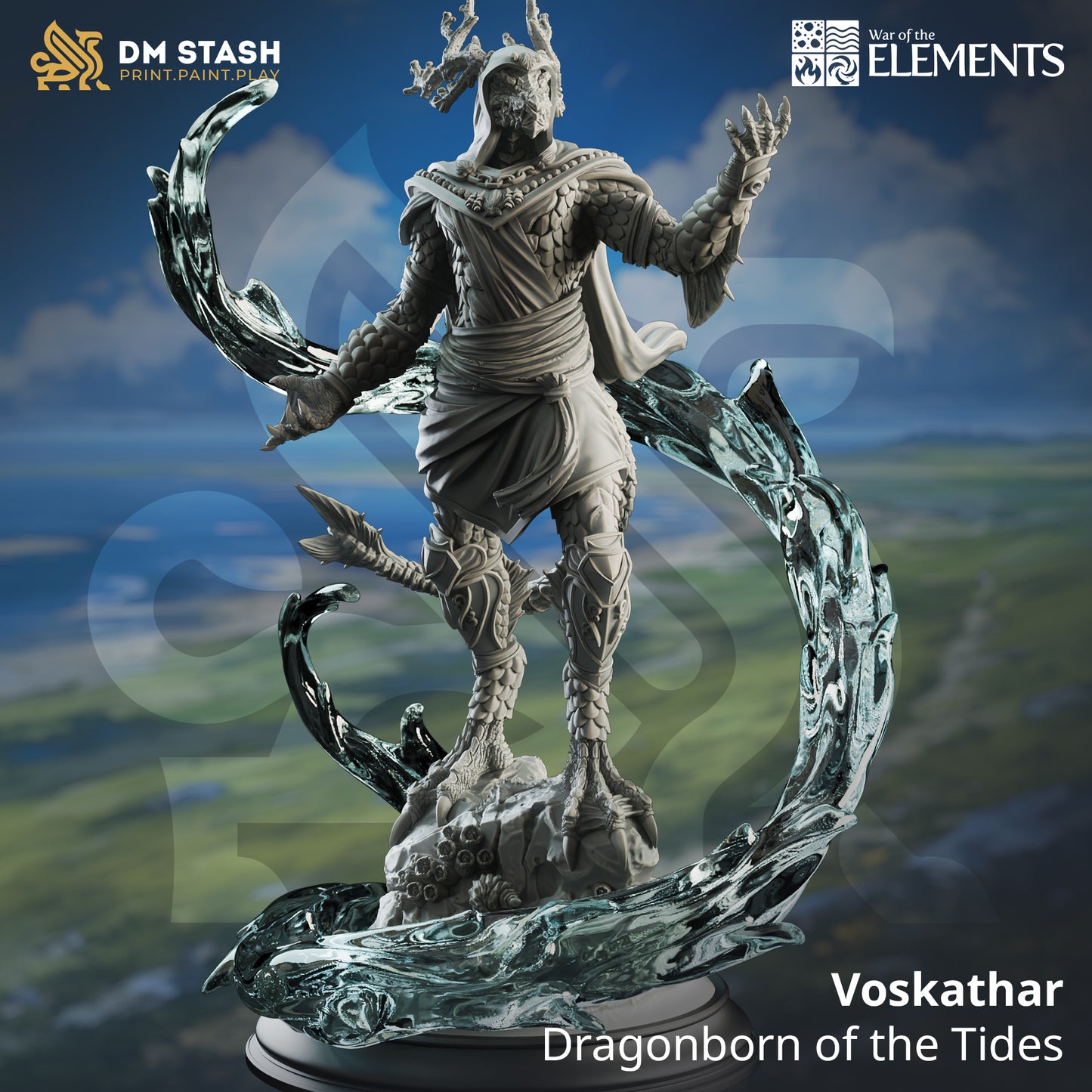 DM Stash : War of the Elements - Full Board and Tabletop game