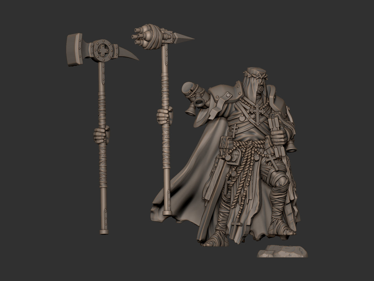Preacher of Holy Repentance - compatible with Trench Crusade scale games