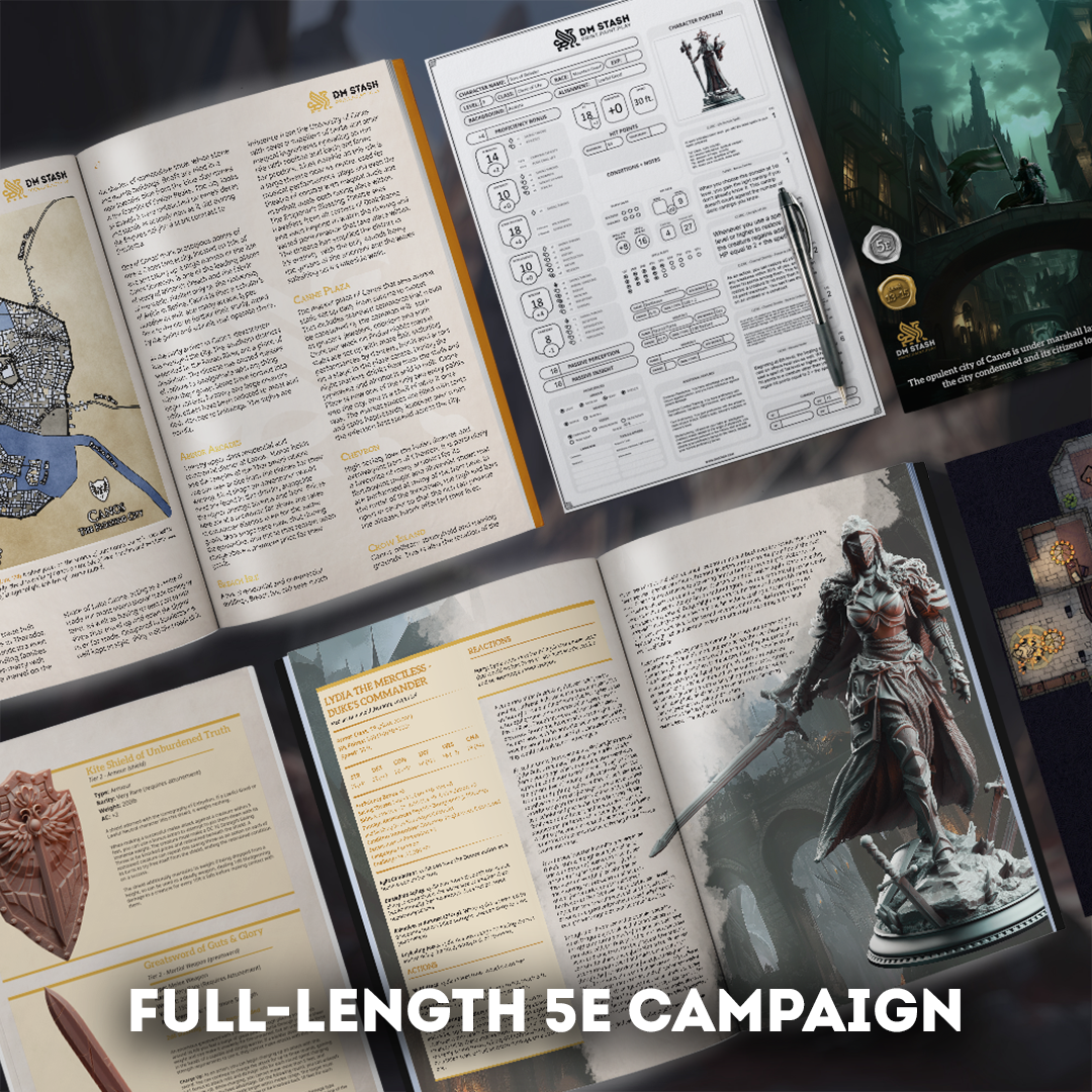 DM Stash : A Grim Fate - Full Board and Tabletop game
