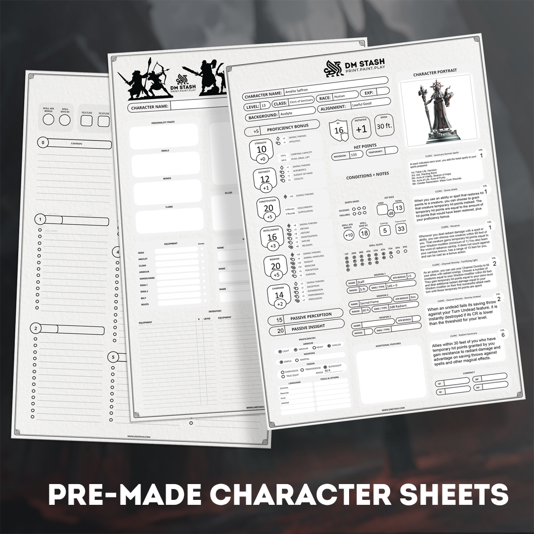 DM Stash : A Grim Fate - Full Board and Tabletop game