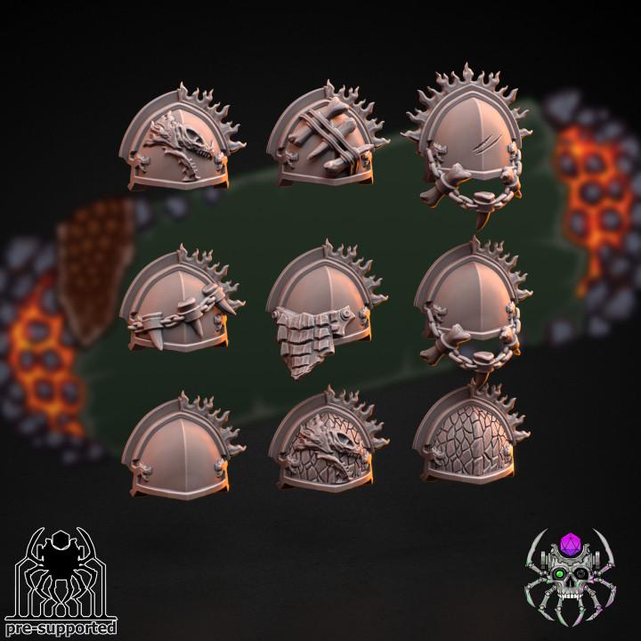 Flame Lizards Dragon Riders Squad | EightLegsMiniatures | Grimdark Compatible | Tabletop | Minifigure | Wargaming | Tabletop | Minifigure