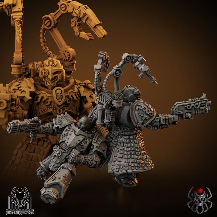 Flame Lizards Surgeon | EightLegsMiniatures | Wargaming | Tabletop | Minifigure |28mm scale| 32mm scale | Grimdark compatible