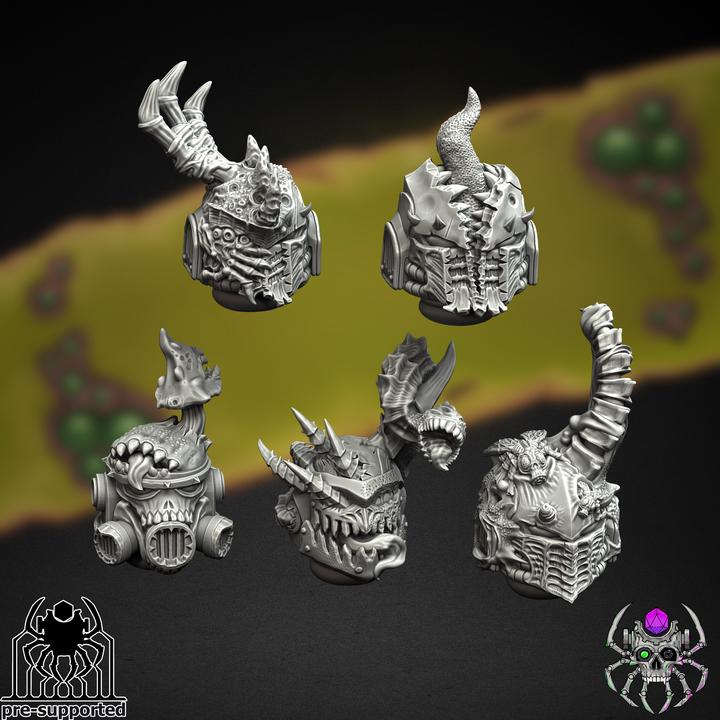 Plague Bringers Battle Squad | EightLegsMiniatures | Wargaming | Tabletop | Minifigure |28mm scale| 32mm scale | Grimdark compatible