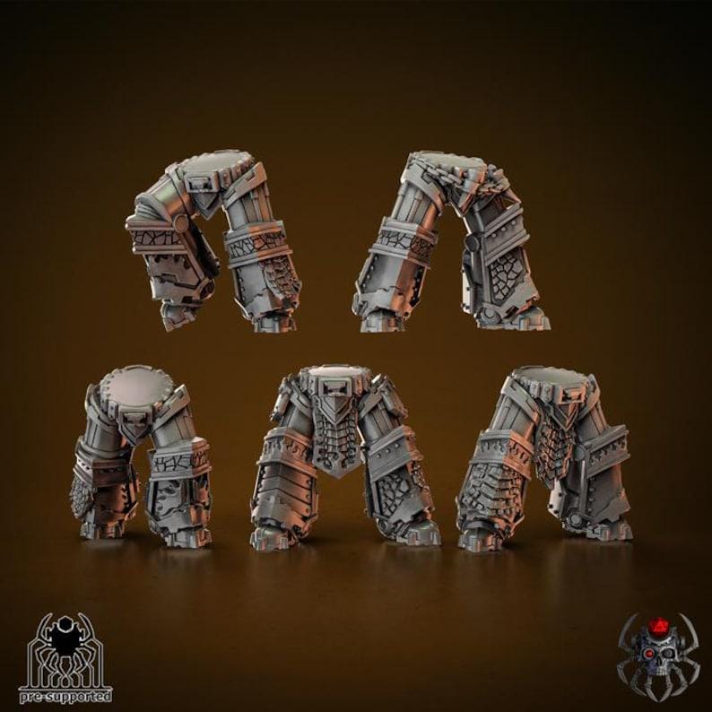 Heavy Armor Flame Lizards Squad | EightLegsMiniatures | Wargaming | Tabletop | Minifigure |28mm scale| 32mm scale | Grimdark compatible