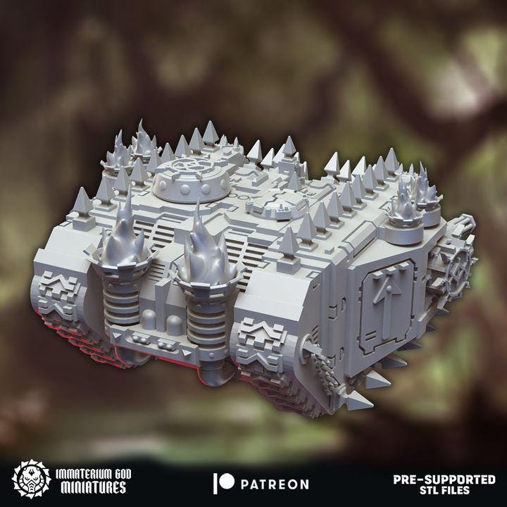 Hellcrusher | Immaterium God | Wargaming | Tabletop | Minifigure |28mm scale| 32mm scale | Grimdark compatible