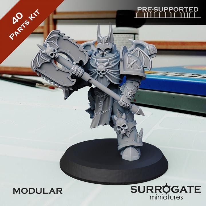 Midnight Sovereigns Squad | Surrogate Miniatures | Wargaming | Tabletop | Minifigure |28mm scale| 32mm scale | Grimdark compatible