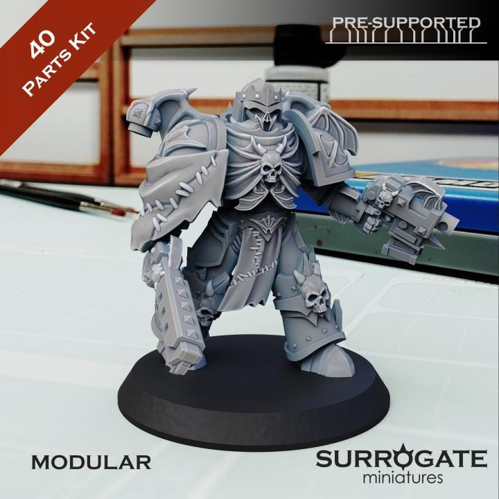 Midnight Sovereigns Squad | Surrogate Miniatures | Wargaming | Tabletop | Minifigure |28mm scale| 32mm scale | Grimdark compatible