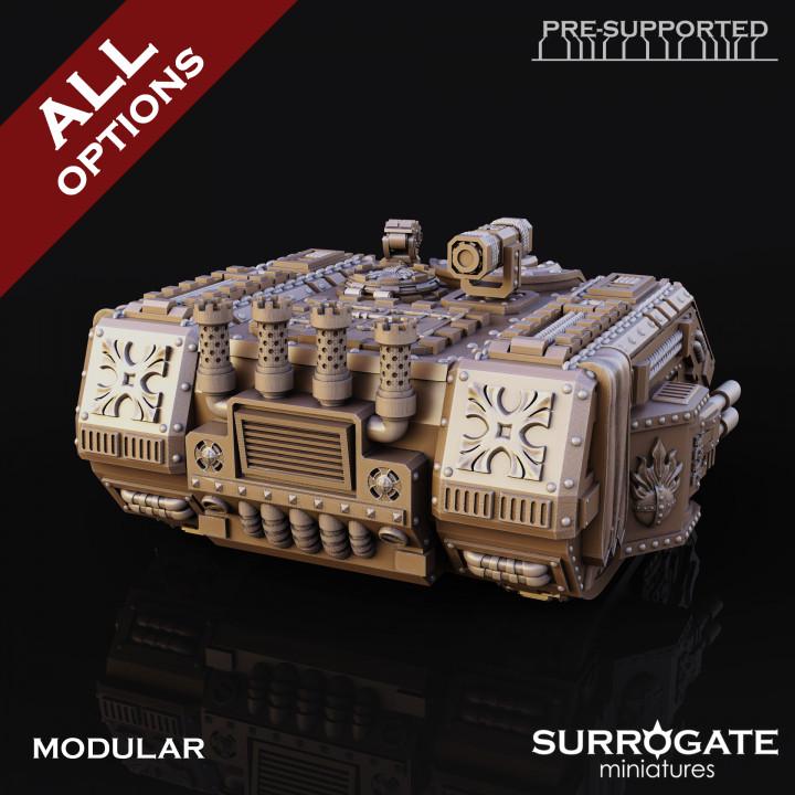 Silver Paladins Belier | Surrogate Miniatures | Wargaming | Tabletop | Minifigure |28mm scale| 32mm scale | Grimdark compatible