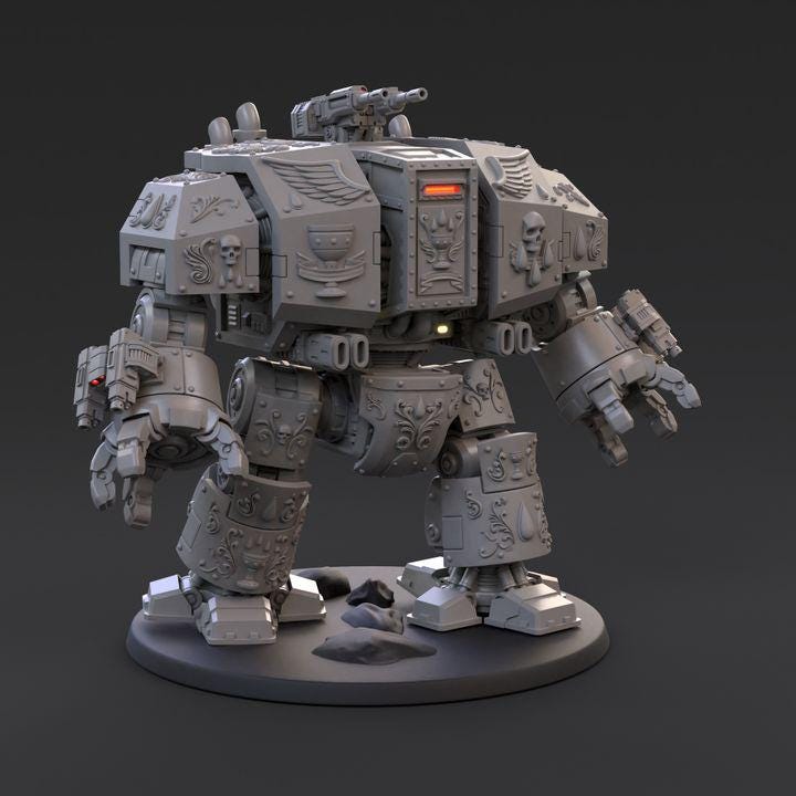 Blood Behemoth Armour | Tabletop | Minifigure | Wargaming | Tabletop | Minifigure | Grimdark compatible