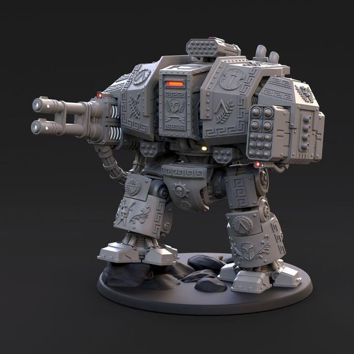 Spartan Behemoth Assault Armour | Tabletop | Minifigure | Wargaming | Tabletop | Minifigure | Grimdark compatible