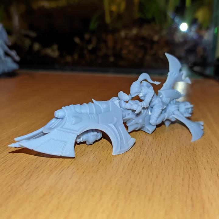 Dark Elves - Jet rider | Imperitum Art | Wargaming | Tabletop | Minifigure |28mm scale| 32mm scale | Grimdark compatible