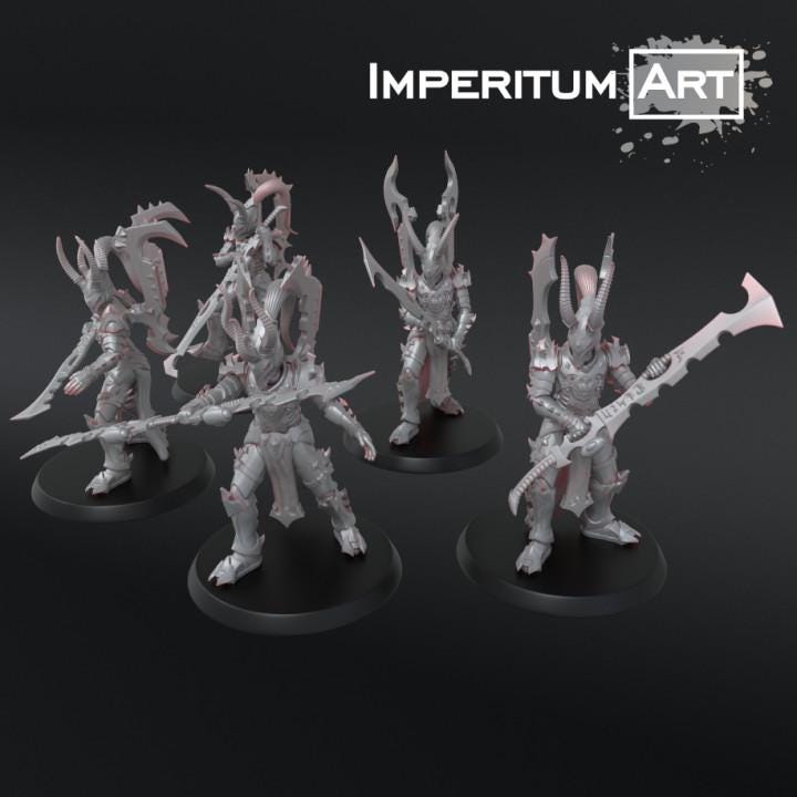 Dark Elves - Gladiators | Imperitum Art | Wargaming | Tabletop | Minifigure |28mm scale| 32mm scale | Grimdark compatible