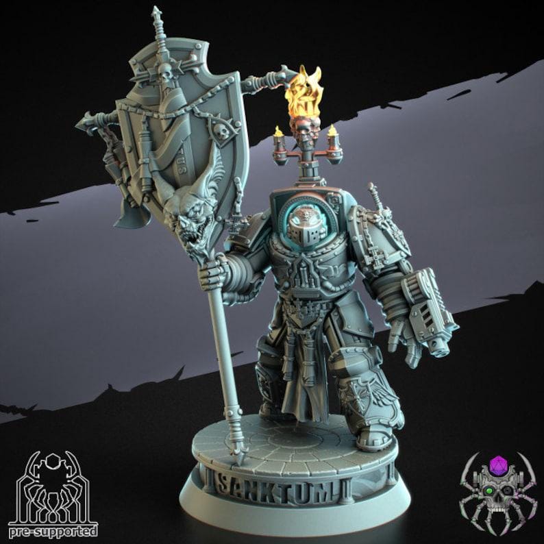 Demon Hunters Battle Squad | EightLegsMiniatures | Wargaming | Tabletop | Minifigure |28mm scale| 32mm scale | Grimdark compatible