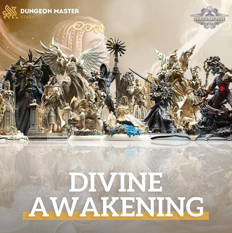 Divine Awakening: Full Board and Tabletop game | DM Stash | D&D | Dungeons Dragons | Pathfinder | Wargaming | TTRPG | RPG
